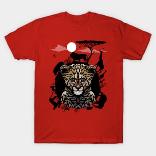 Gepard in Africa T-Shirt